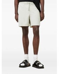 AllSaints - Soleil Logo-Print Drawstring Swim Shorts - Lyst