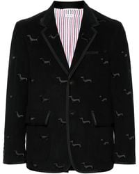 Thom Browne - Hector-Motif Corduroy Blazer - Lyst
