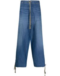 Greg Lauren - Hybrid Loose-fit Drawstring Jeans - Lyst