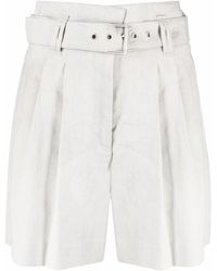 IRO - High-waisted Cotton-blend Shorts - Lyst