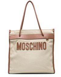 Moschino - Schultertasche mit Logo-Print - Lyst