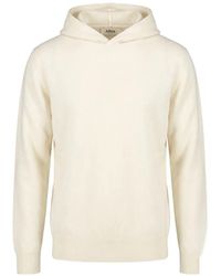 Altea - Fine-Knit Wool Hoodie - Lyst