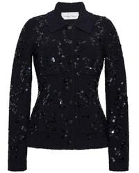 Cara Cara - Adelaid Sequin-Embellished Cardigan - Lyst