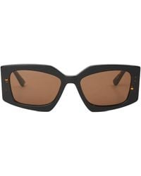KARL LAGERFELD - Autograph Rectangle Sunglasses - Lyst