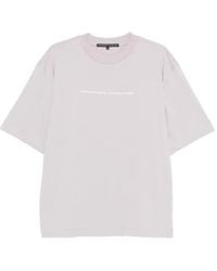 MEGUSTA - Logo-Print T-Shirt - Lyst