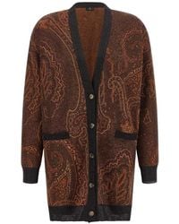 Etro - Paisley-Jacquard Cardigan - Lyst