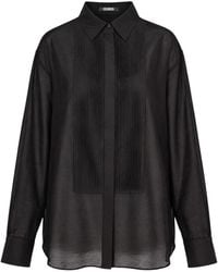Club21 Collection - Soline Pintuck-Pleat Shirt - Lyst
