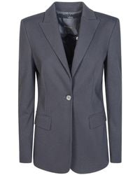 Pinko - Single-Breasted Peak-Lapels Blazer - Lyst