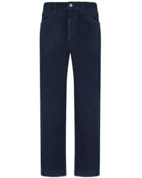 Amaranto - Pantalones Rectos De Pana - Lyst
