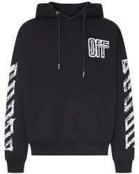 Off-White c/o Virgil Abloh - Graphic-Print Hoodie - Lyst