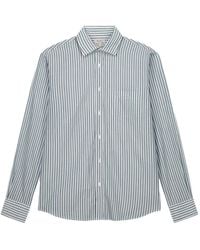 Hartford - Paul Striped Chest-Pocket Shirt - Lyst