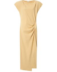 Isabel Marant - Nadela Maxi-Jurk Met Ruches En Split - Lyst