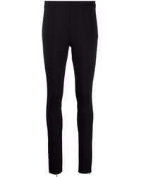 Calvin Klein High-waisted Skinny Trousers - Black