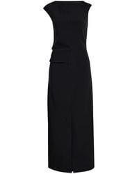 Proenza Schouler - Damea Matte Crepe Midi Dress - Lyst