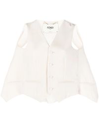 Fendi - Capa De Vestir Con Aberturas - Lyst