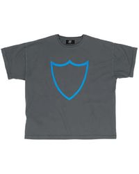 HTC - Shield-Print Boxy T-Shirt - Lyst