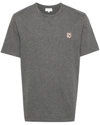 Maison Kitsuné - Fox Head Cotton T-Shirt - Lyst