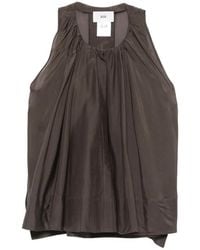 SOLOTRE - Gathered-Trim Top - Lyst