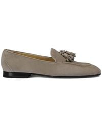 Doucal's - Suede Tassels Loafers - Lyst