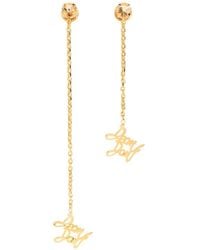 DSquared² - Chain Script Ohrringe - Lyst