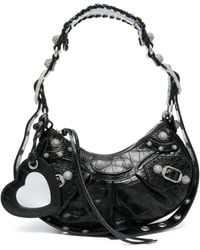 Balenciaga - Le Cagole Xs Leather Shoulder Bag - Lyst