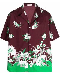 Valentino Garavani - Camisa con estampado floral - Lyst