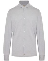 Sonrisa - Piqué-Weave Long-Sleeve Shirt - Lyst
