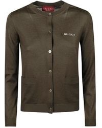 Gucci - Forest Logo Cardigan - Lyst