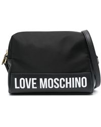 Love Moschino - Bandolera con logo estampado - Lyst