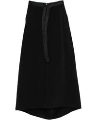 Y-3 - Rock mit gepolstertem Bindedetail - Lyst