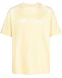 A_COLD_WALL* - Logo-print Cotton T-shirt - Lyst