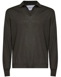 D4.0 - Jersey De Lana Virgen Con Cuello Abierto - Lyst
