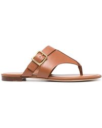 Tod's - Side-Buckle Flat Sandals - Lyst