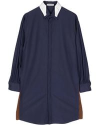 Undercover - Double-Collar Cotton Shirt - Lyst