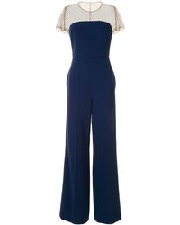 Stella McCartney Комбинезон Alysha С Кристаллами - Синий