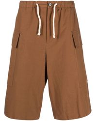 Jil Sander - Cargo Cotton Shorts - Lyst