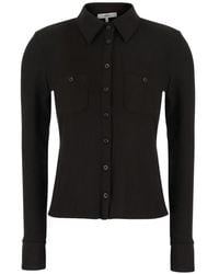 FRAME - Cardigan En Maille Côtelée - Lyst