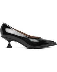 Pedro Miralles - Leather Heeled Pumps - Lyst