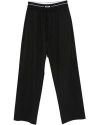 MSGM - Broek Met Logoband - Lyst