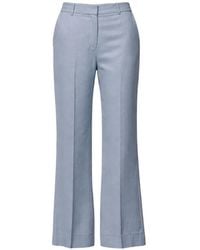 Kaos - Cropped Straight Trousers - Lyst