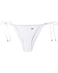 Dolce & Gabbana - Logo-Tag Bikini Bottoms - Lyst