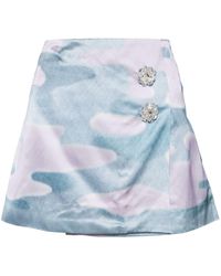 MERYLL ROGGE - Graphic-Print Mini Skirt - Lyst