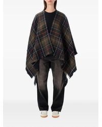 Barbour - Montieth Tartan Frayed Scarf - Lyst