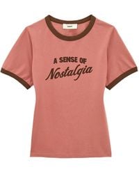 Ba&sh - Rosta T-Shirt Met Tekst-Print - Lyst