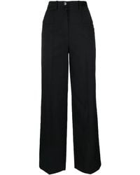 Sonia Rykiel - Straight Wool Tailored Trousers - Lyst