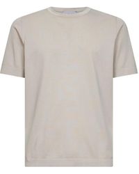 D4.0 - Ribbed Crew-Neck T-Shirt - Lyst