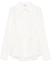 Burberry - Hemd Aus Seide - Lyst
