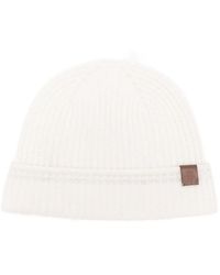 Eleventy - Bonnet En Maille Côtelée - Lyst