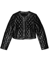 R13 - Quilted Leather Jacket - Lyst