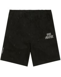 Aape By A Bathing Ape - Pantalones cortos con motivo en jacquard - Lyst
